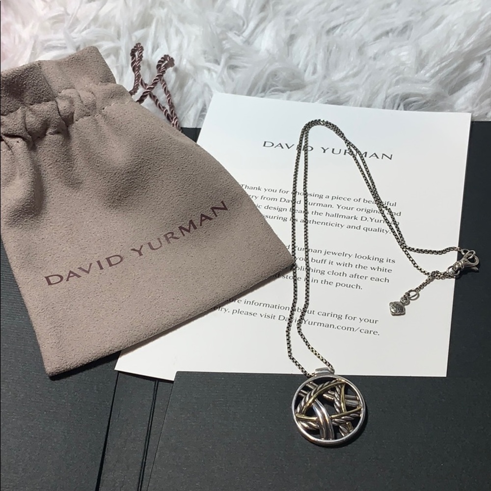 David Yurman Papyrus Pendant and Necklace set